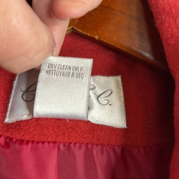 CONRAD C Wool Cashmere Zip Jacket Orange Salmon Coral Lined Pockets Tailored 10 - Picture 8 of 10